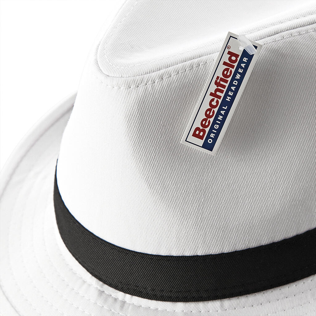 Fedora in Farbe White/Black