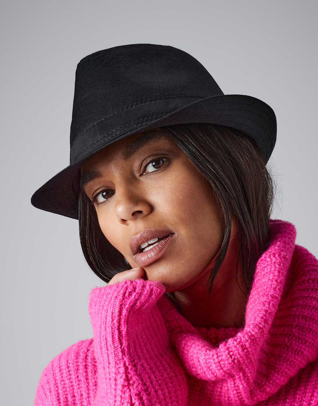 Fedora in Farbe White/Black