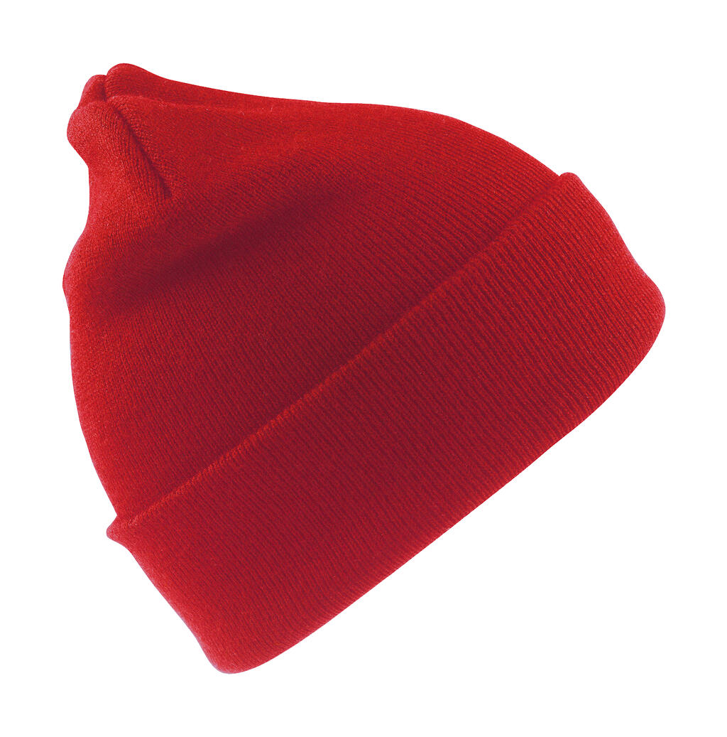 Woolly Ski Hat in Farbe Red