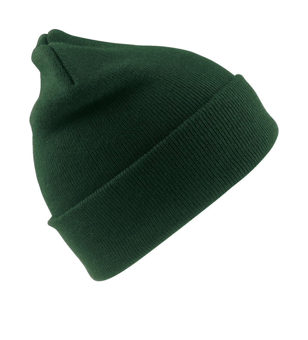 Woolly Ski Hat in Farbe Bottle Green