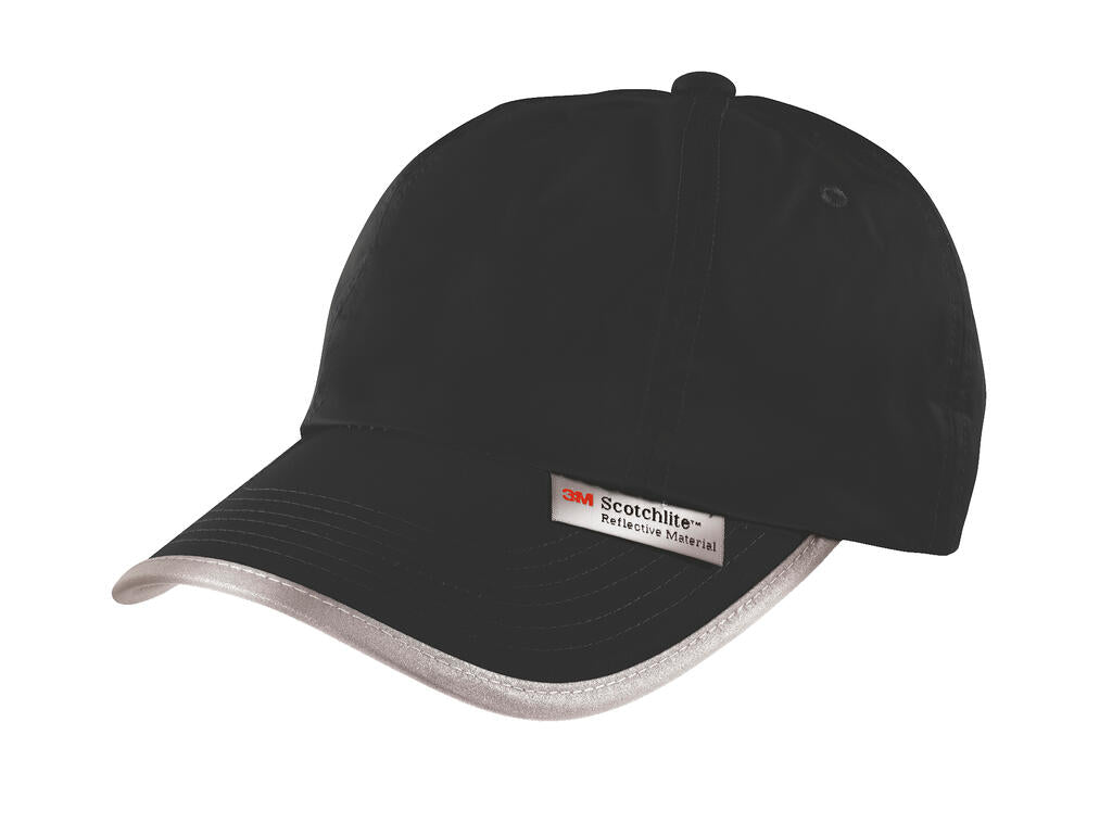 Reflective Cap in Farbe Black