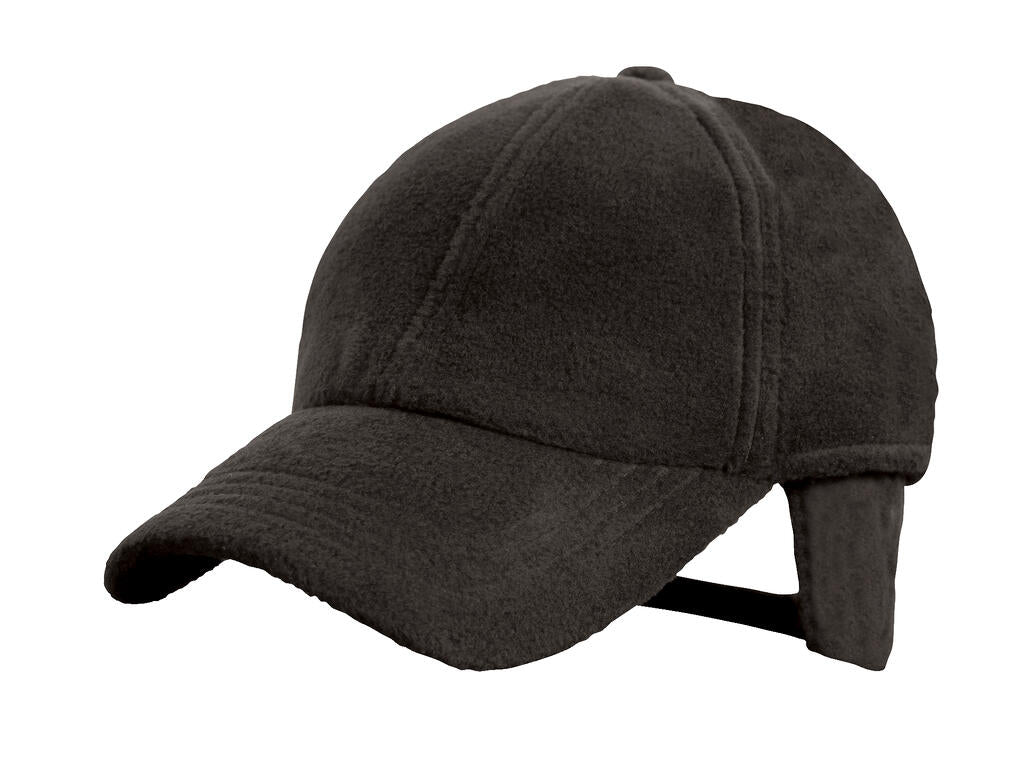 Winter Fleece Cap in Farbe Black