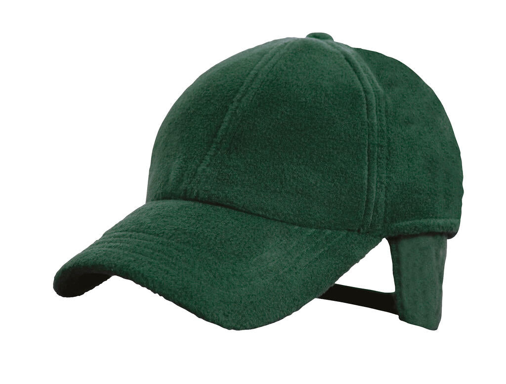 Winter Fleece Cap in Farbe Forest Green