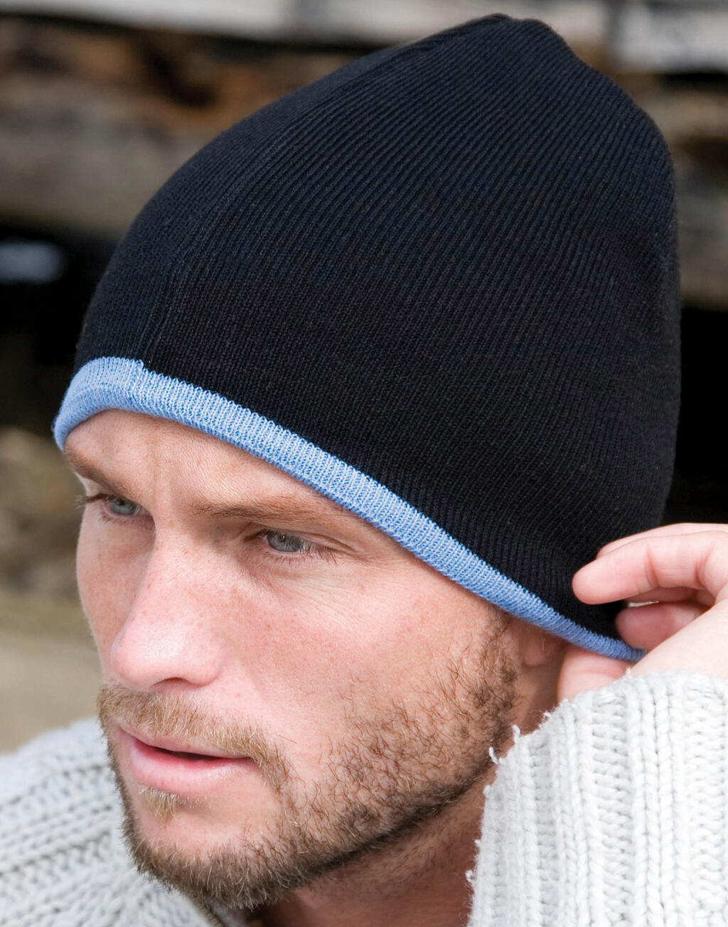 Reversible Fashion Fit Hat in Farbe Black/Yellow