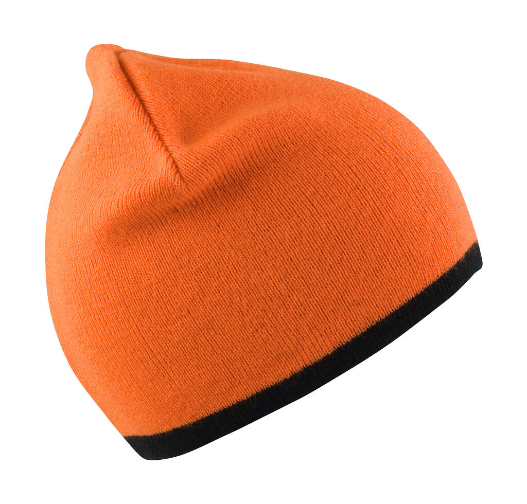 Reversible Fashion Fit Hat in Farbe Bright Orange/Black