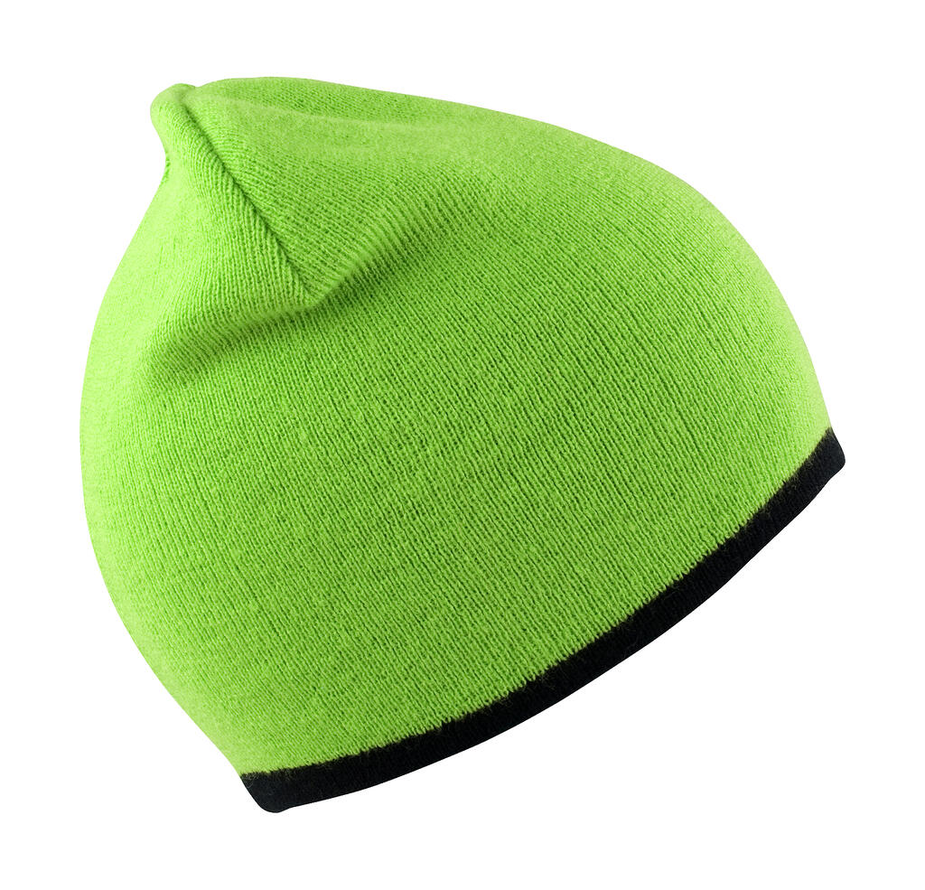 Reversible Fashion Fit Hat in Farbe Lime/Black