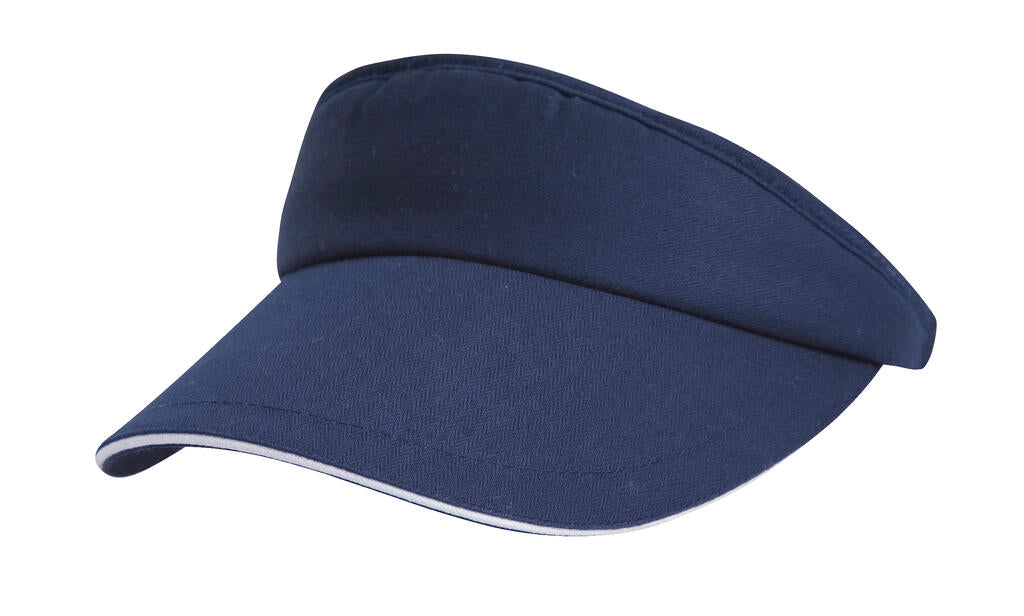 Sport Visor in Farbe Navy/White