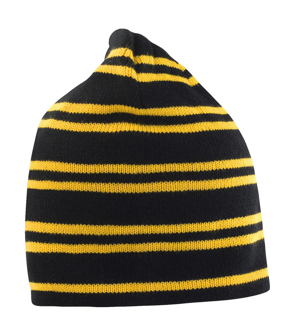 Team Reversible Beanie in Farbe Black/Gold/Black