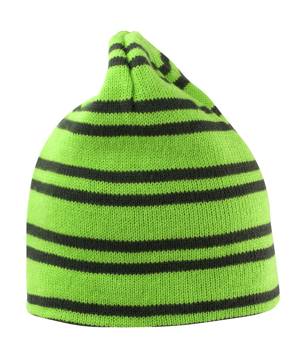 Team Reversible Beanie in Farbe Lime/Grey/Grey