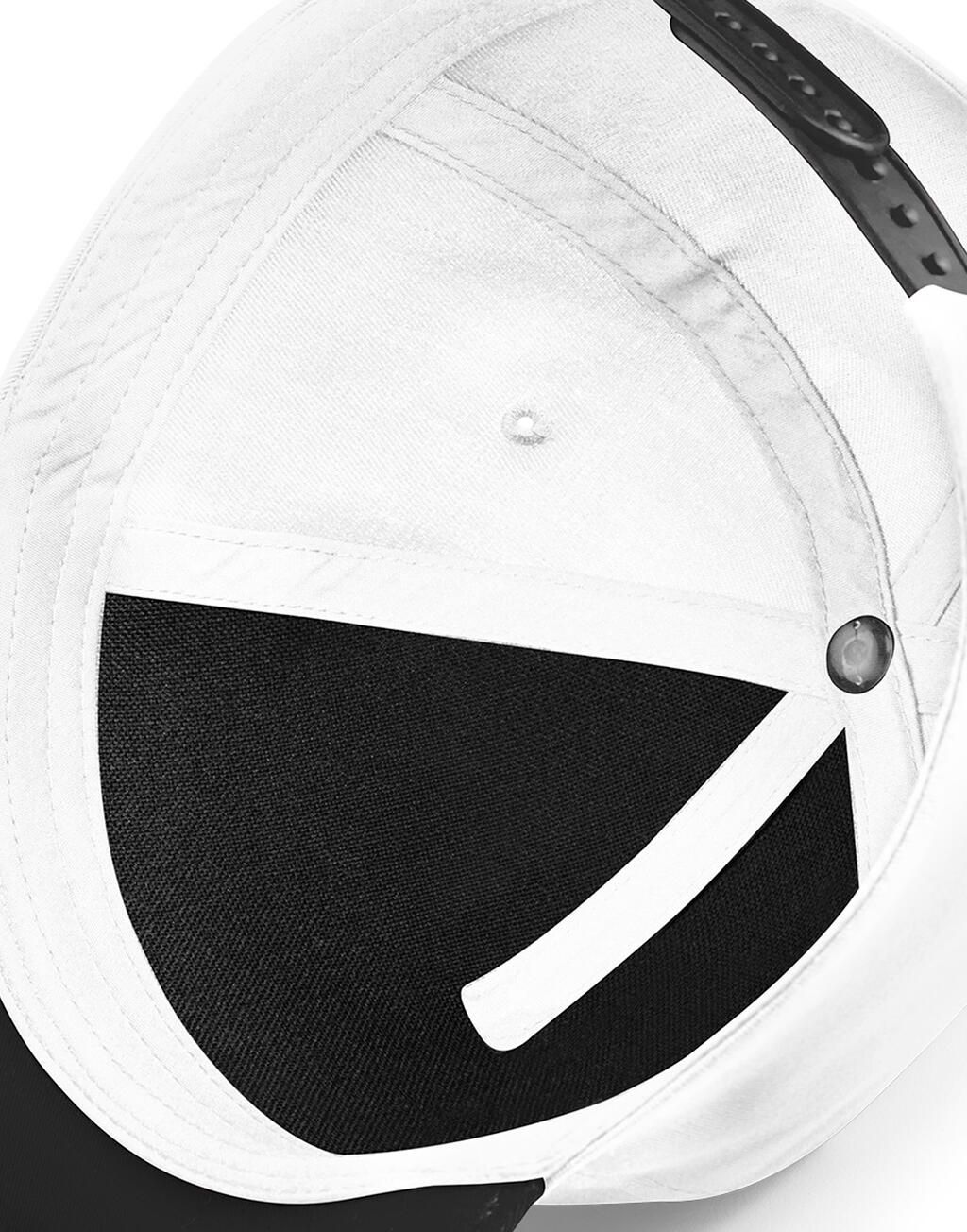 Youth Size Snapback in Farbe White/Black