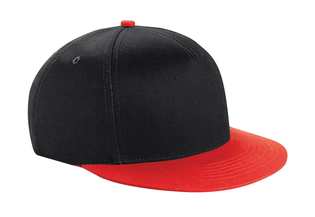 Youth Size Snapback in Farbe Black/Bright Red