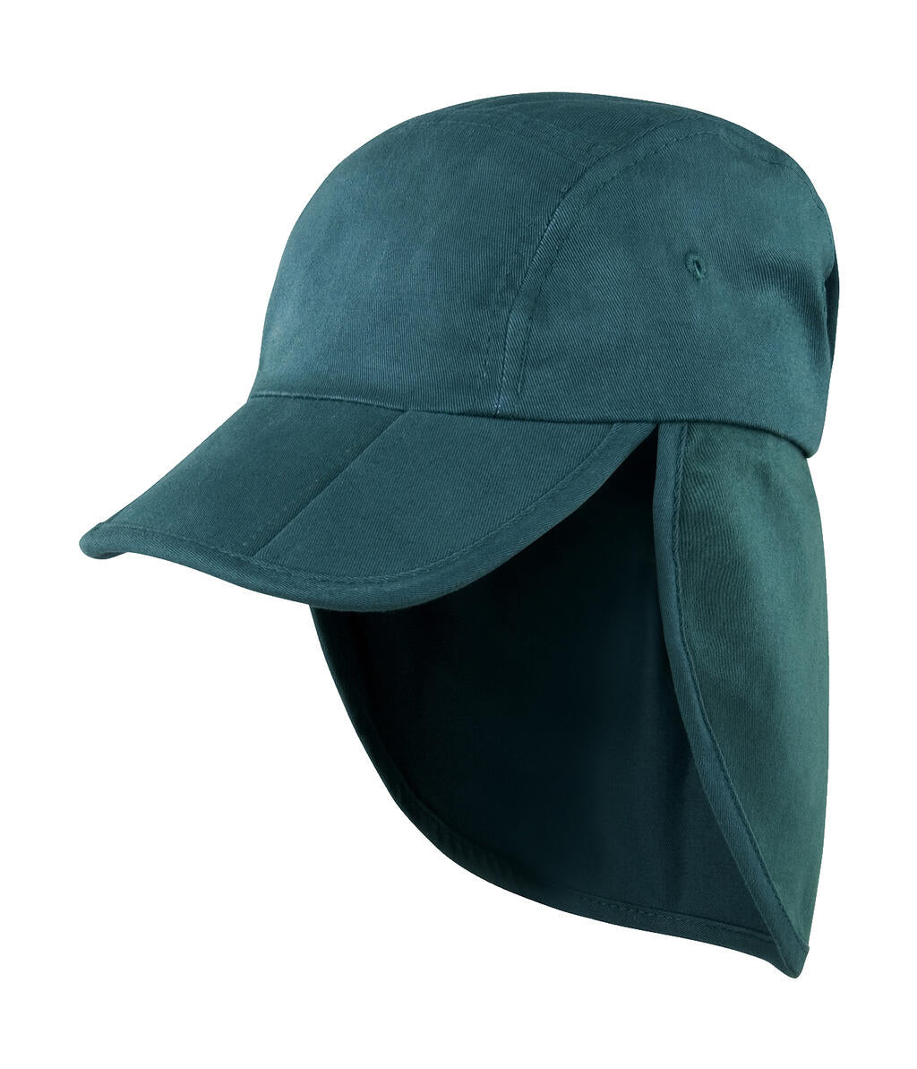 Fold Up Legionnaire Cap in Farbe Bottle Green
