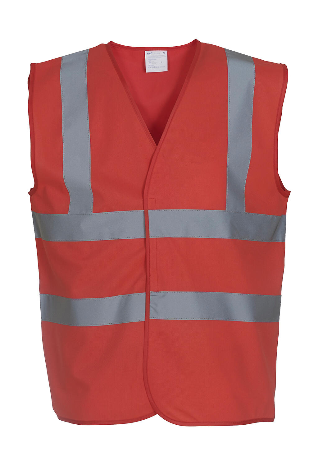 Fluo 2 Band+Brace Waistcoat in Farbe Red