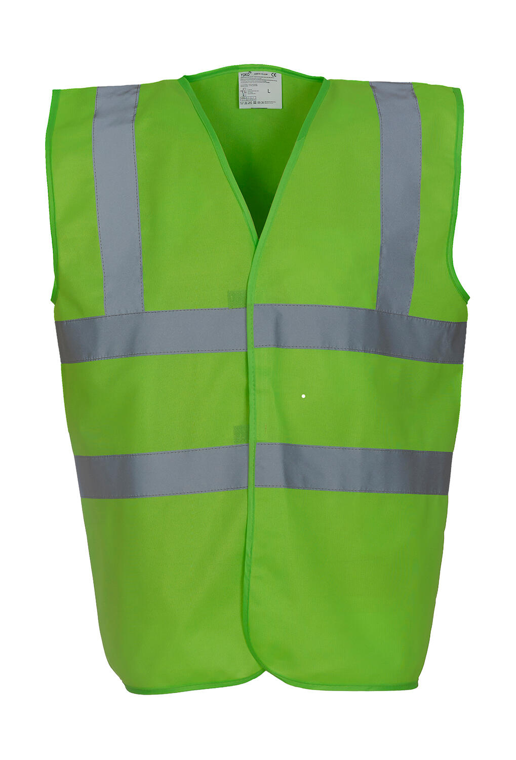 Fluo 2 Band+Brace Waistcoat in Farbe Lime