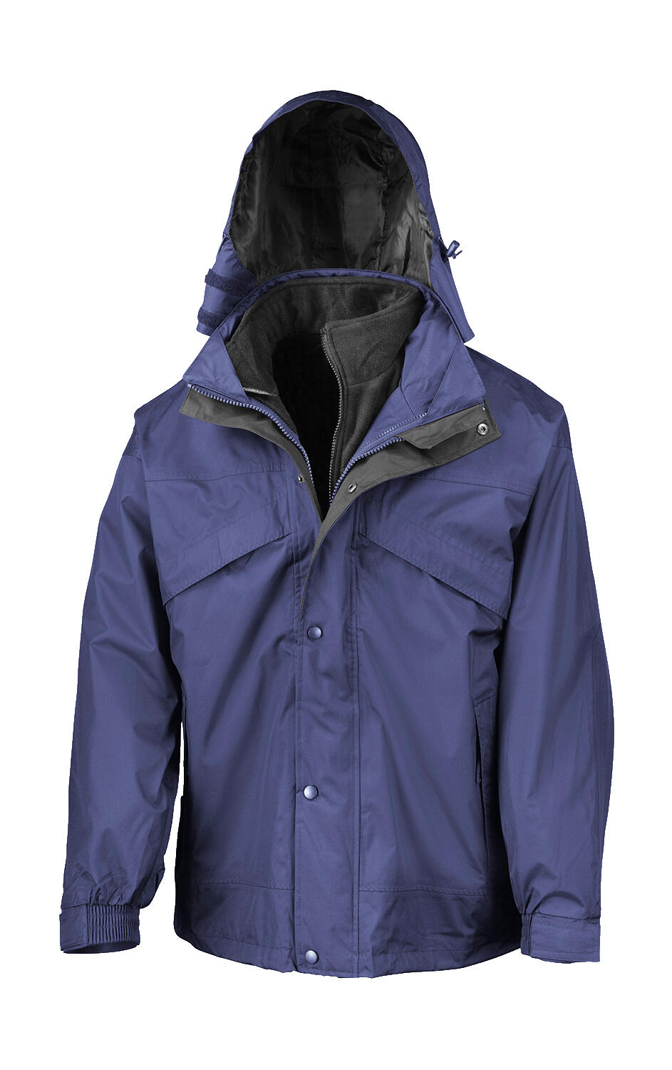 3-in-1 Jacket with Fleece in Farbe Royal