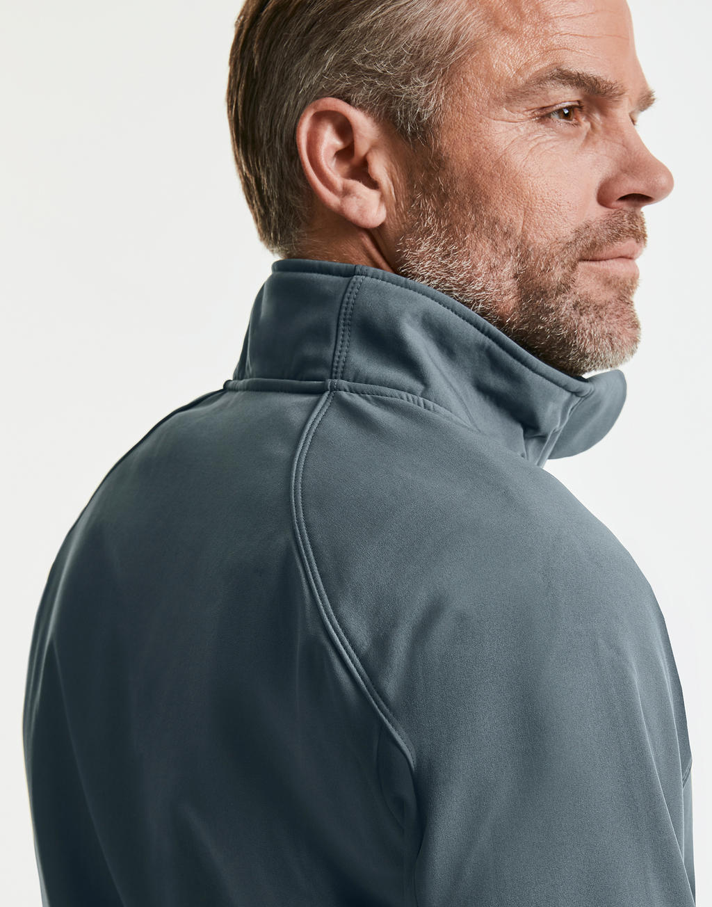 Men's Bionic Softshell Jacket in Farbe Stone