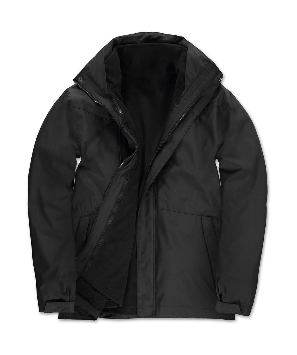 Corporate 3-in-1 Jacket in Farbe Black