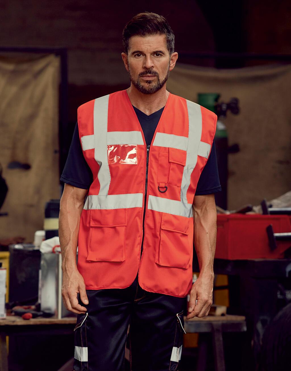 Fluo Executive Waistcoat in Farbe White