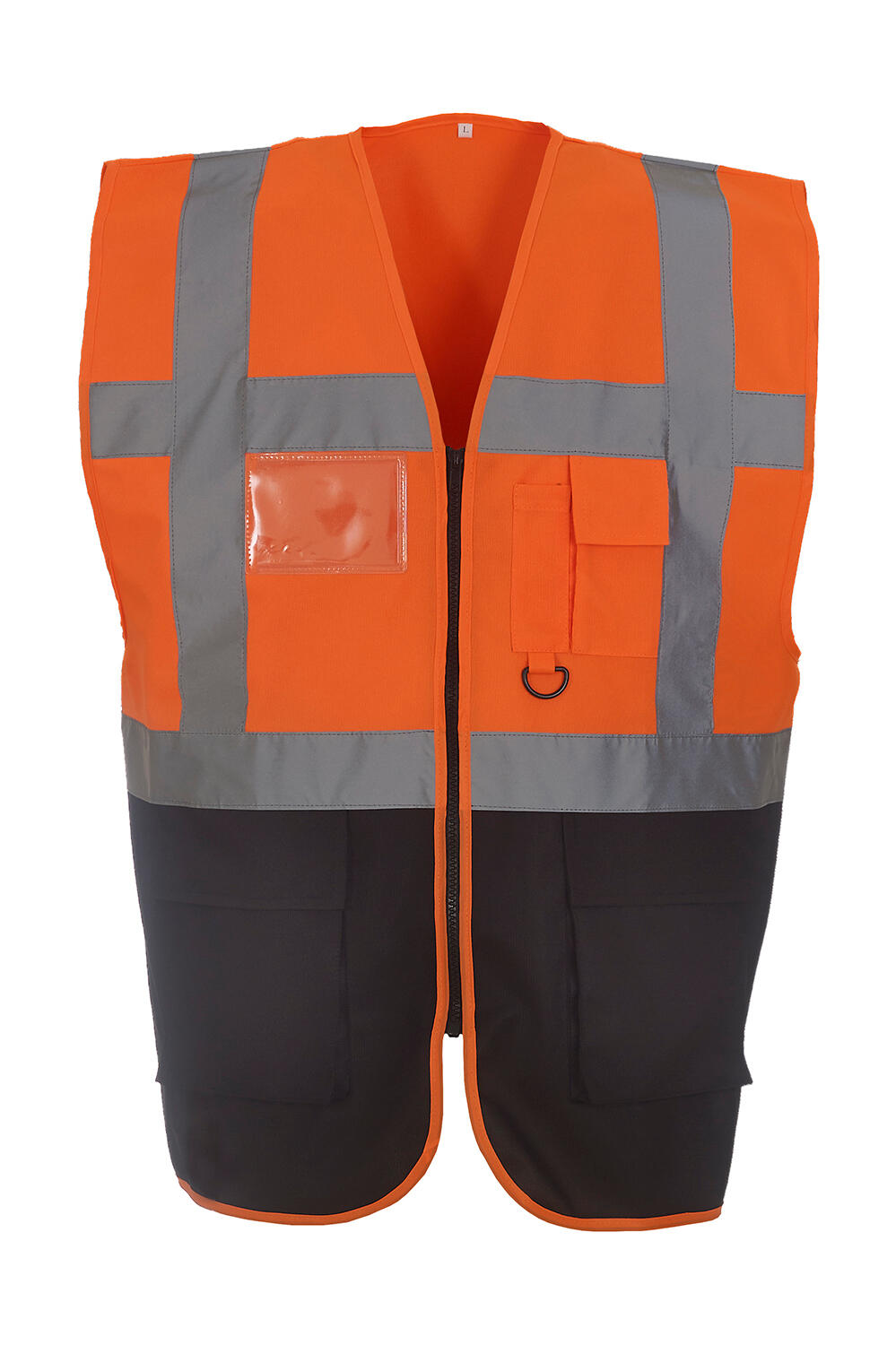 Fluo Executive Waistcoat in Farbe Fluo Orange/Navy