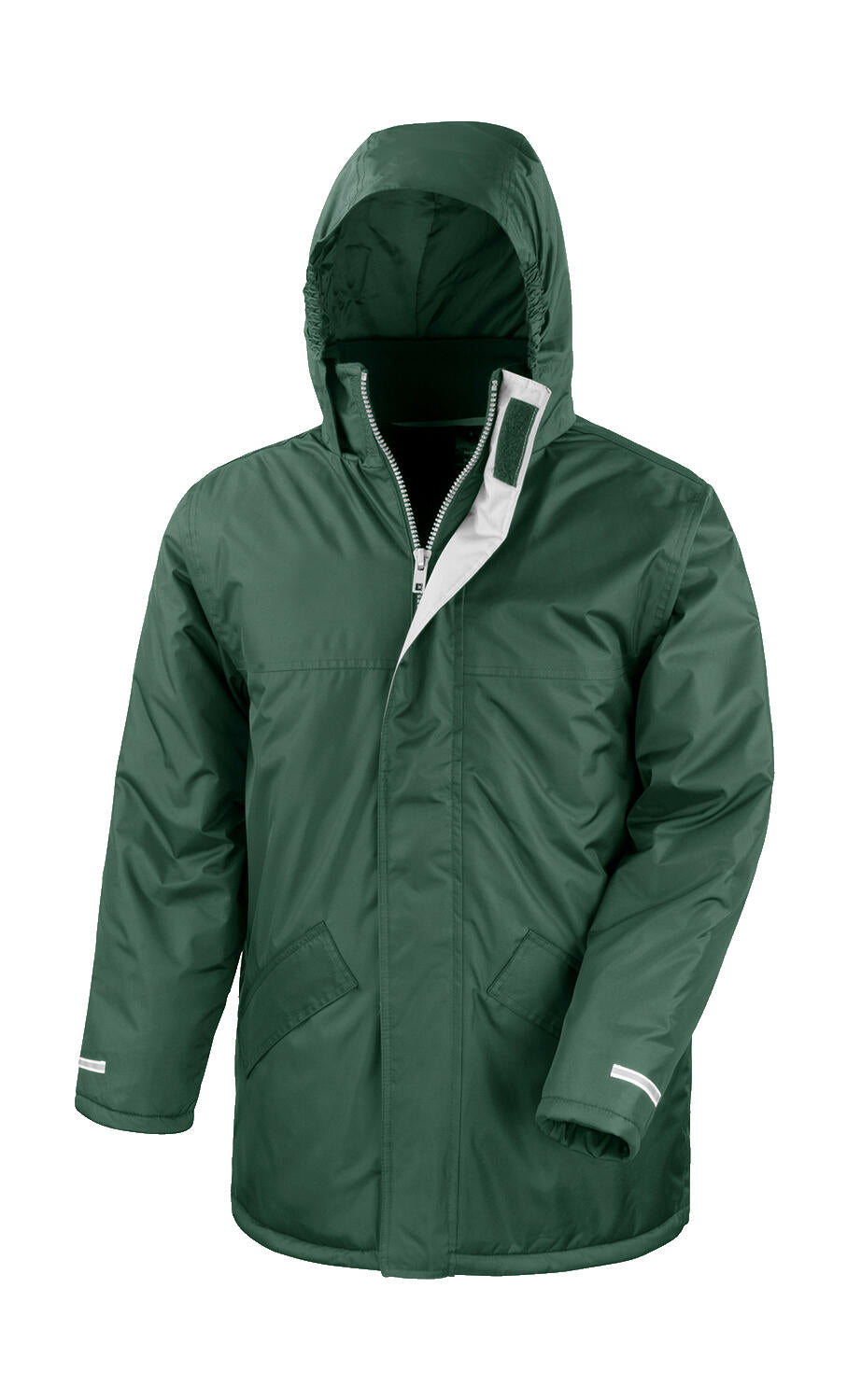 Winter Parka in Farbe Bottle Green