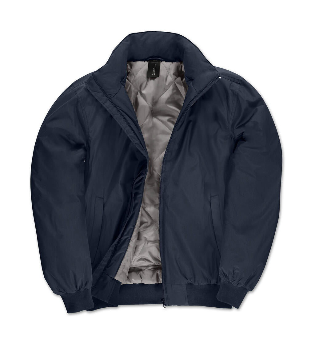 Crew Bomber/men Jacket in Farbe Navy/Warm Grey