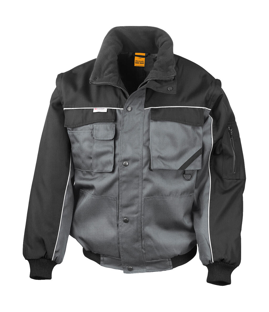Heavy Duty Jacket in Farbe Grey/Black