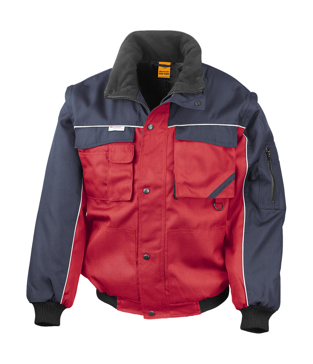 Heavy Duty Jacket in Farbe Red/Navy
