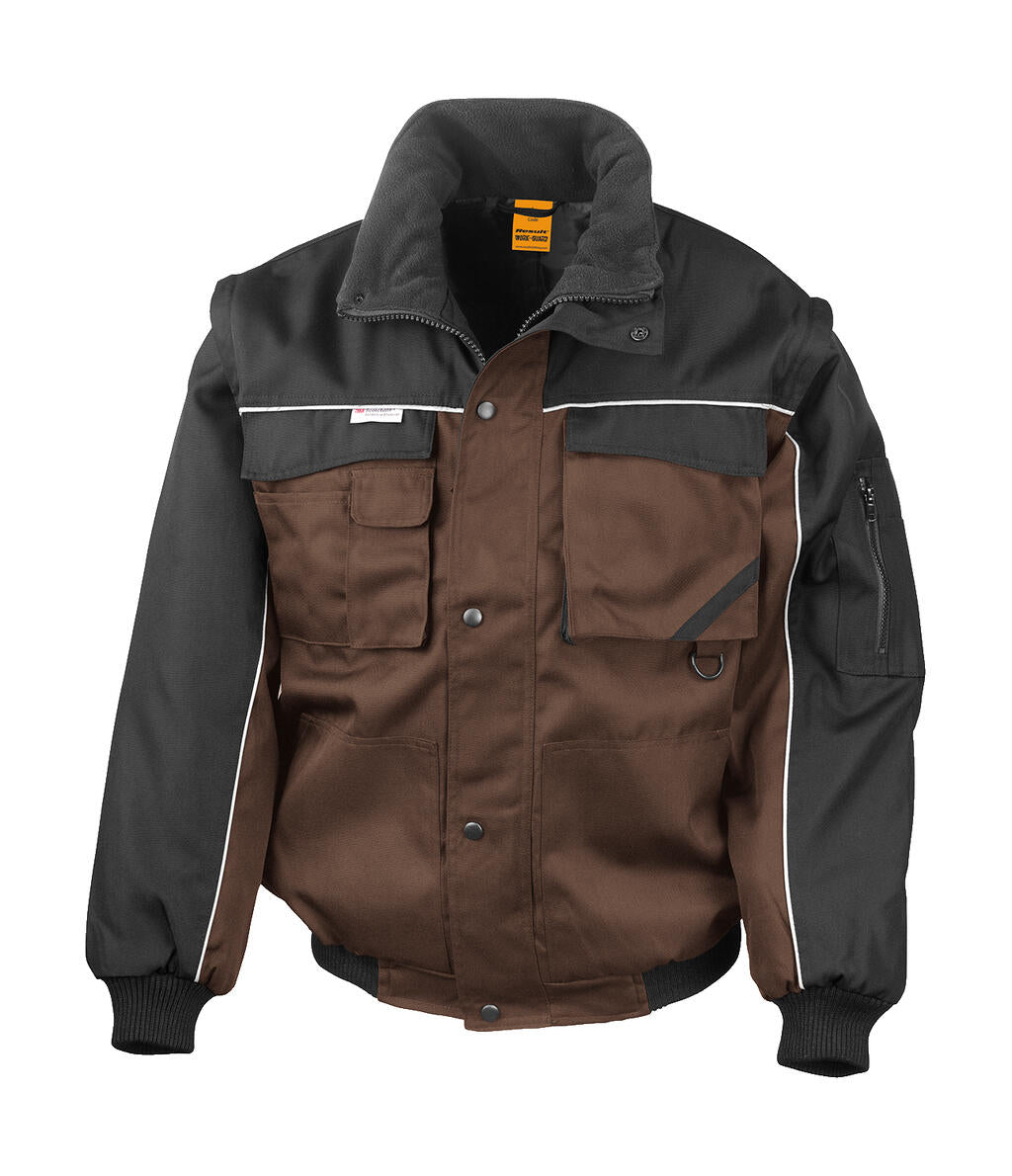 Heavy Duty Jacket in Farbe Tan/Black