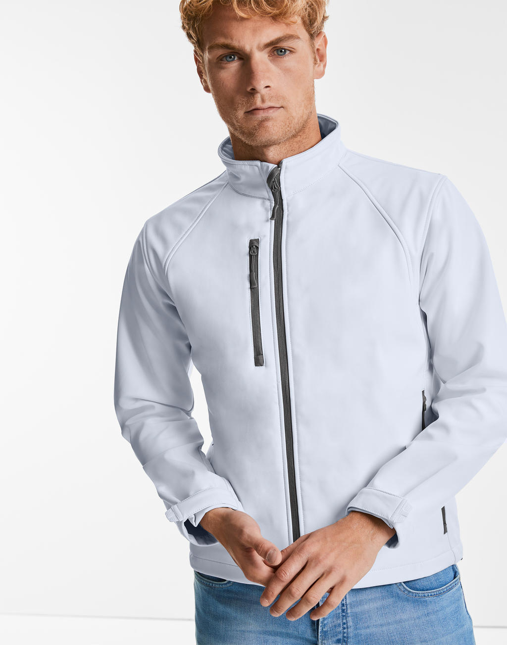 Softshell Jacket in Farbe White