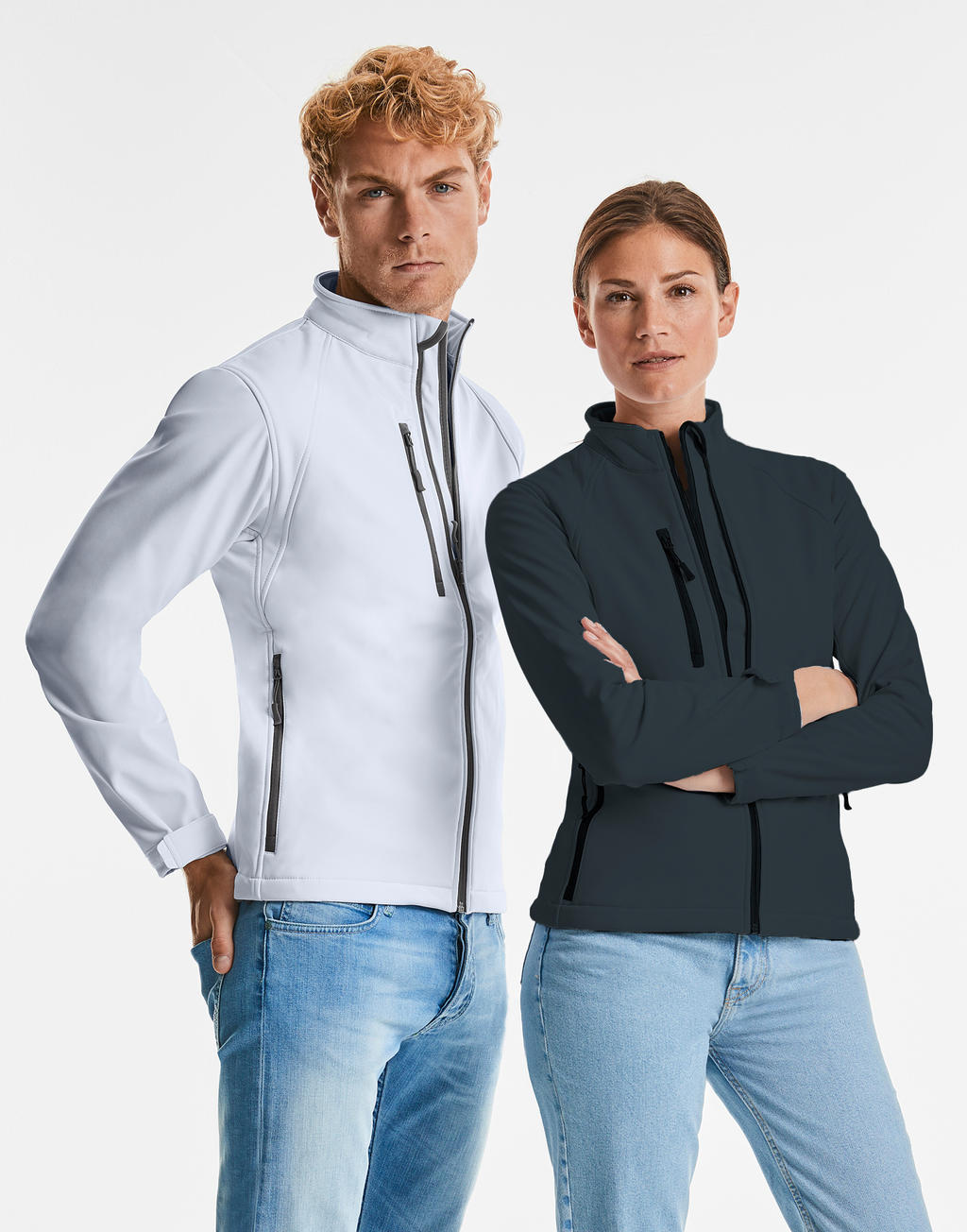 Softshell Jacket in Farbe White
