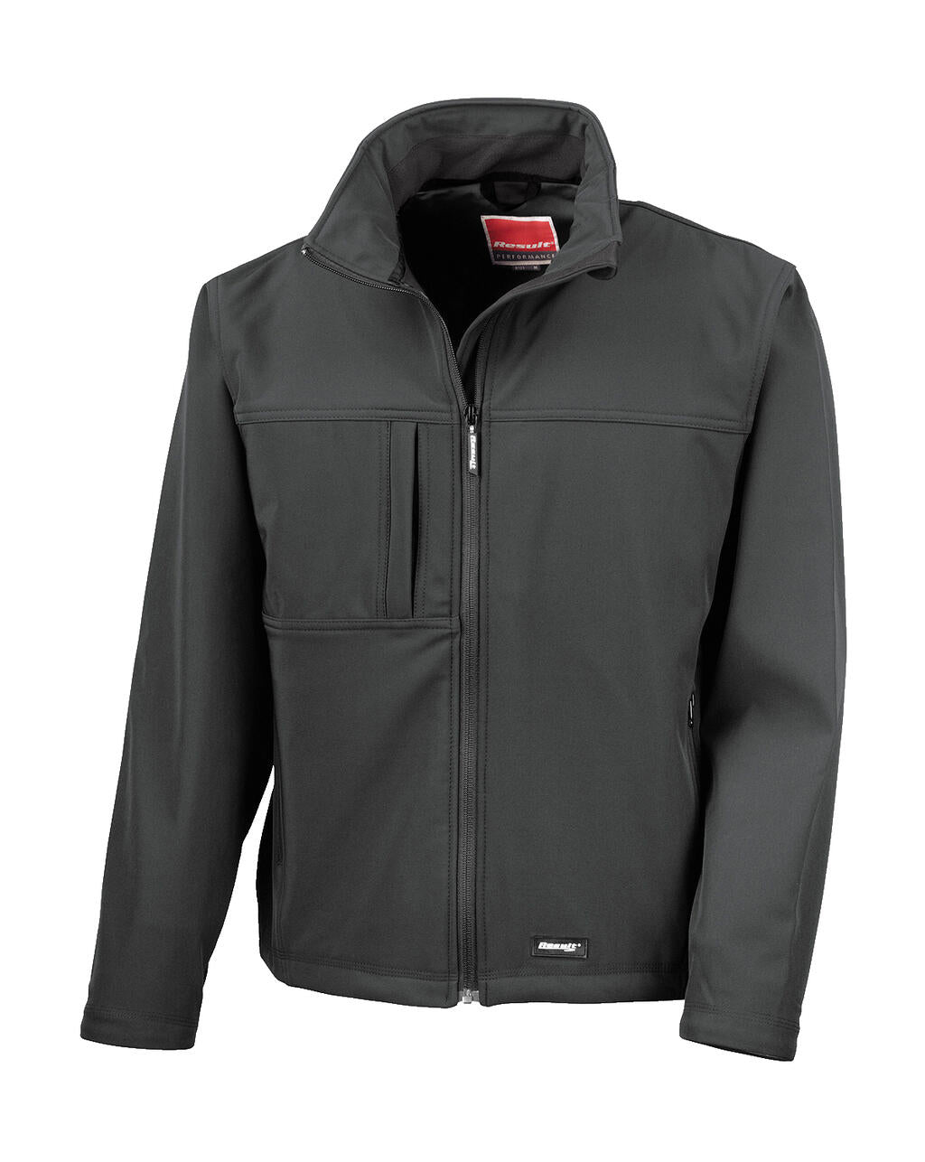 Men's Classic Softshell Jacket in Farbe Black