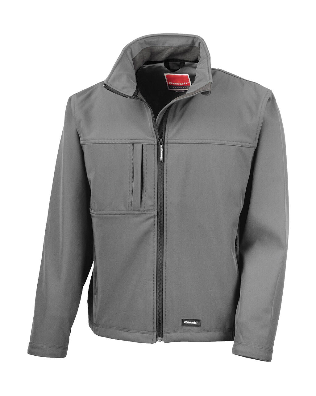 Men's Classic Softshell Jacket in Farbe Grey