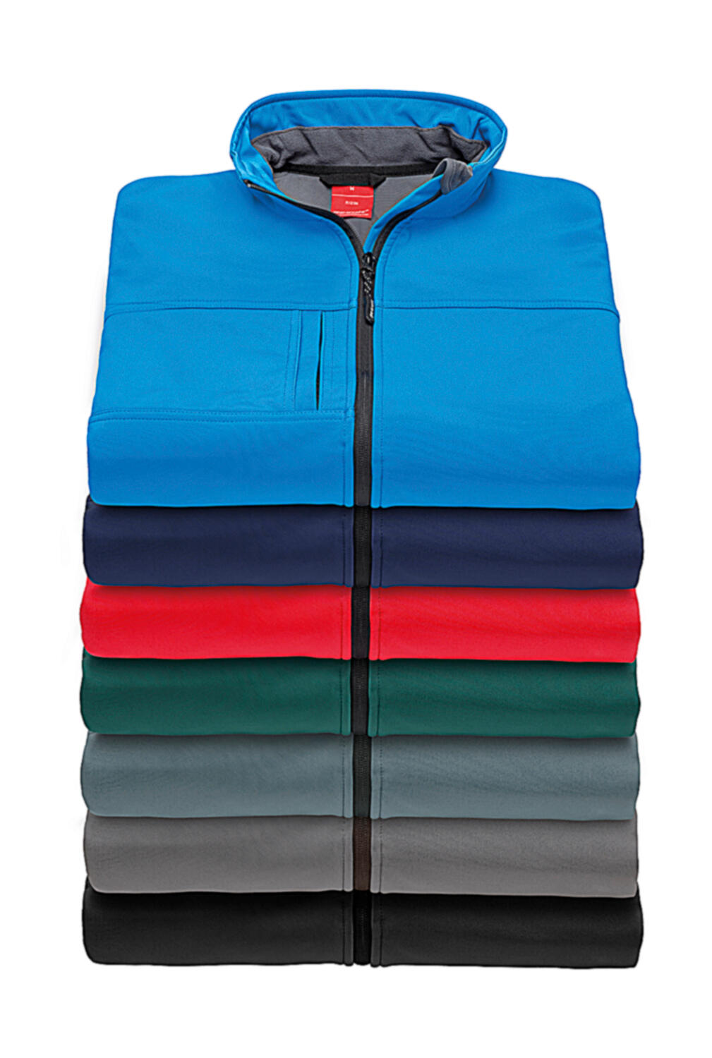 Men's Classic Softshell Jacket in Farbe Black