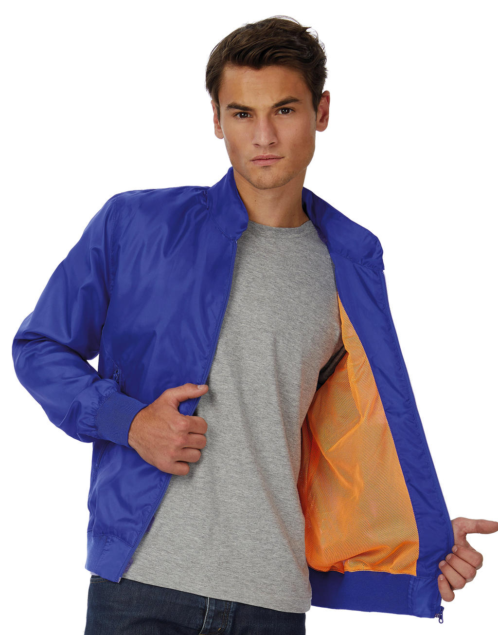 Trooper/men Jacket in Farbe White/White