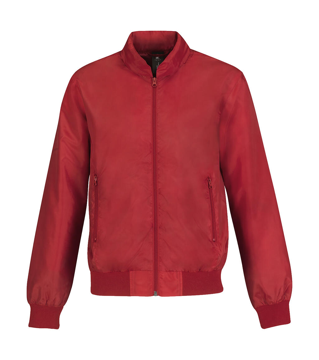 Trooper/men Jacket in Farbe Red/Warm Grey