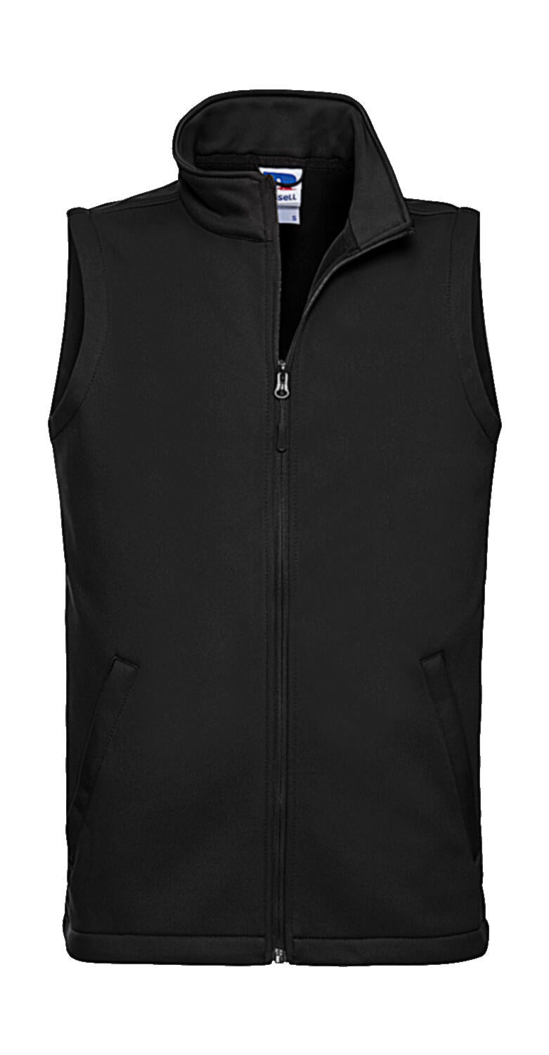 Men's Smart Softshell Gilet in Farbe Black