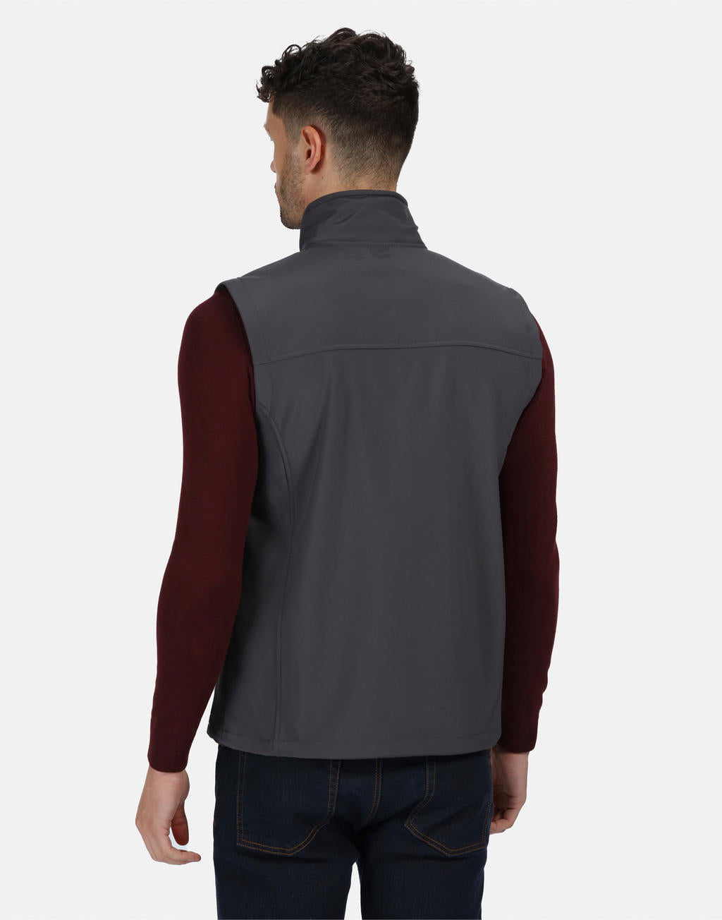 Flux Softshell Bodywarmer in Farbe Seal Grey