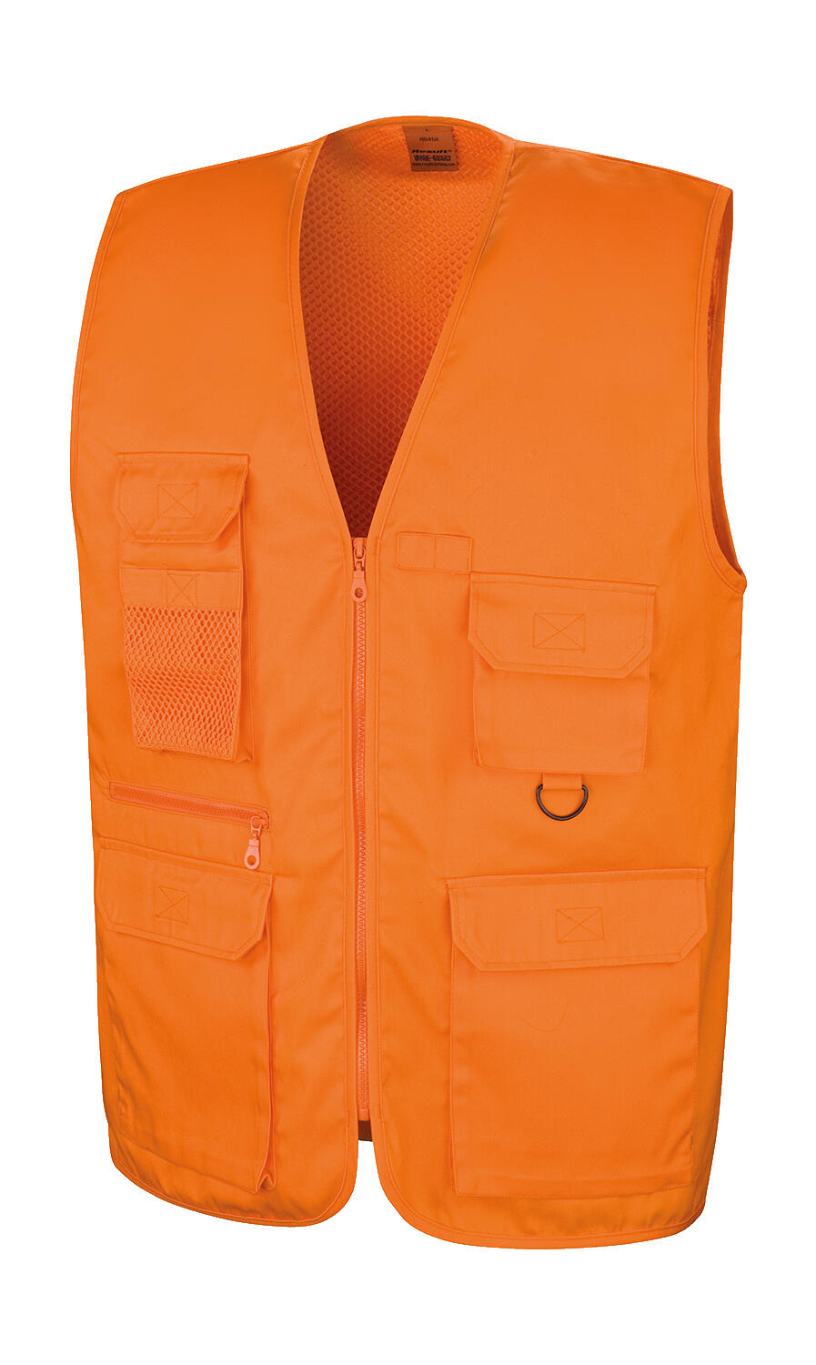 Safari Waistcoat in Farbe Orange