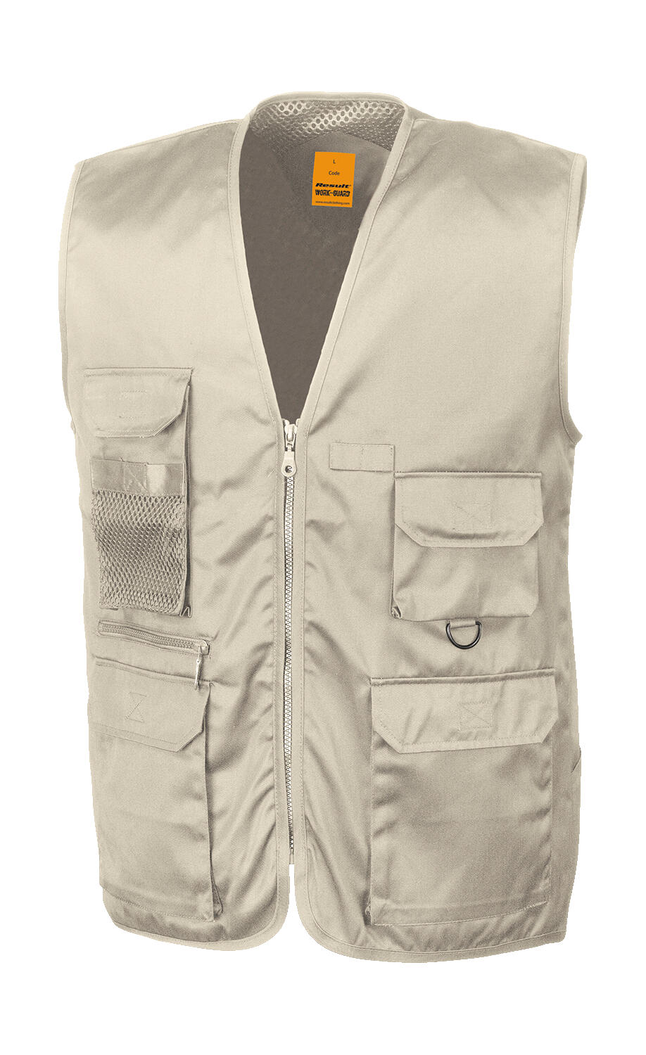 Safari Waistcoat in Farbe Camel