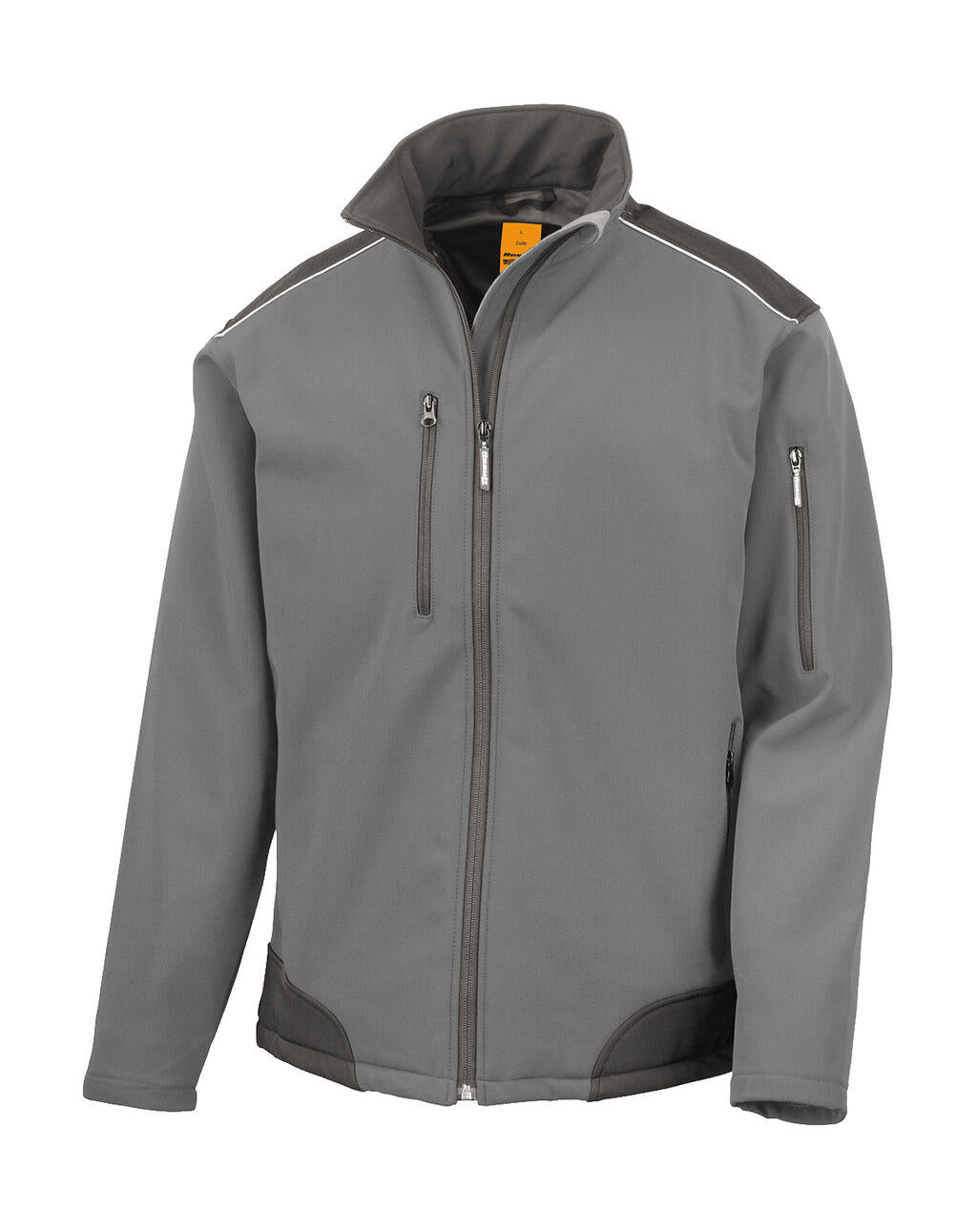 Ripstop Softshell Work Jacket in Farbe Grey/Black