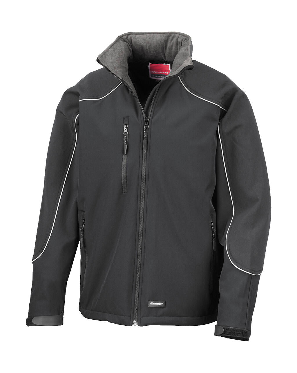 Ice Fell Hooded Softshell Jacket in Farbe Black/Black