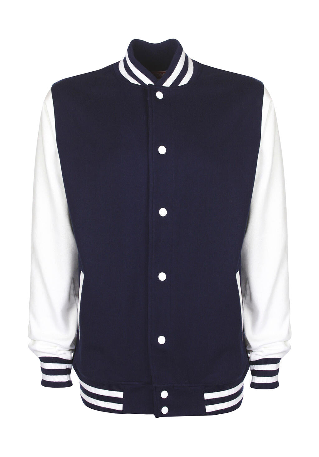 Varsity Jacket in Farbe Navy/White