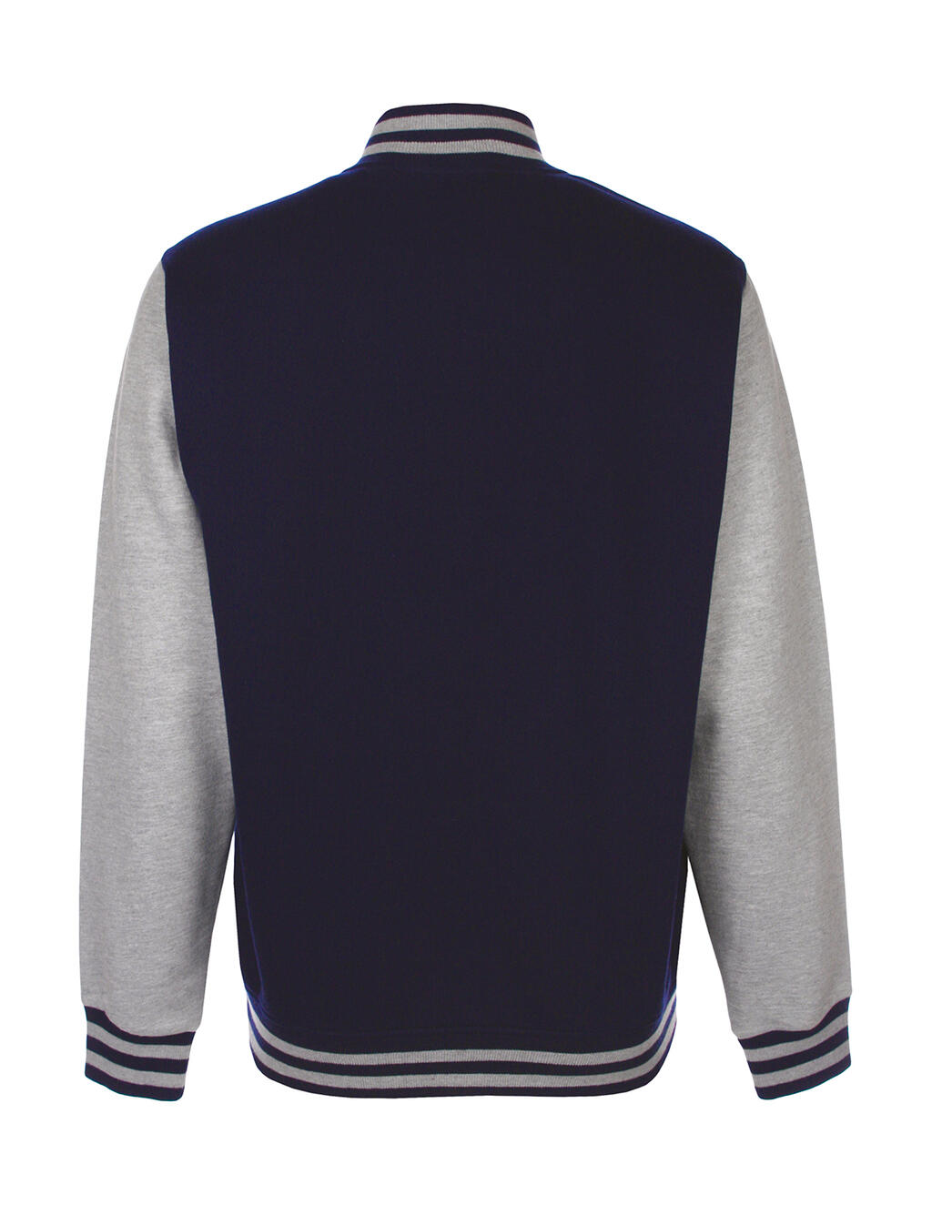 Varsity Jacket in Farbe Black/White