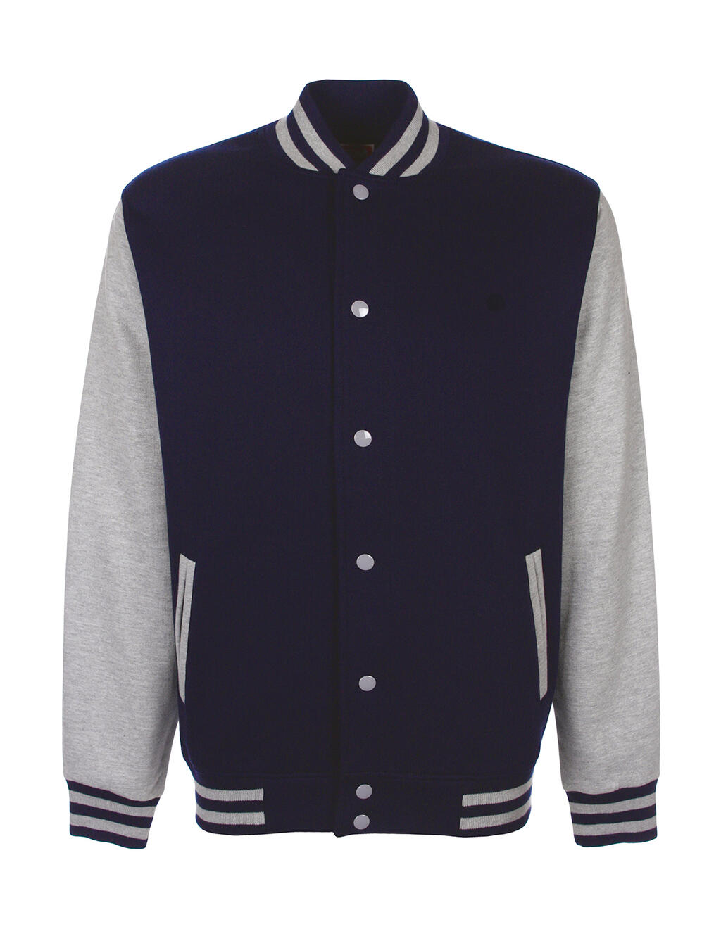 Varsity Jacket in Farbe Navy/Sport Grey