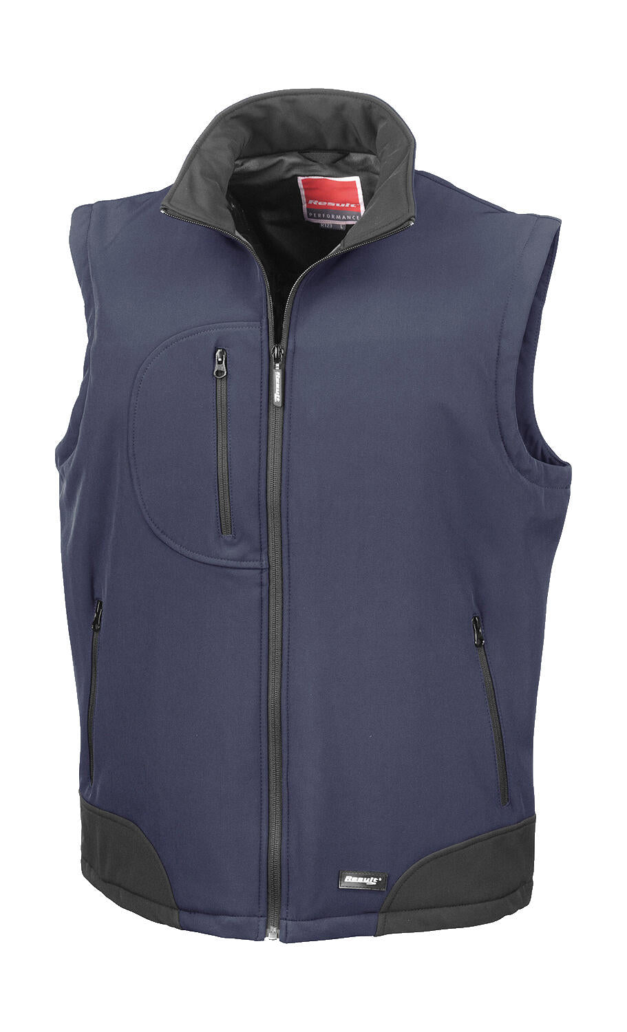 Softshell Bodywarmer in Farbe Navy/Black