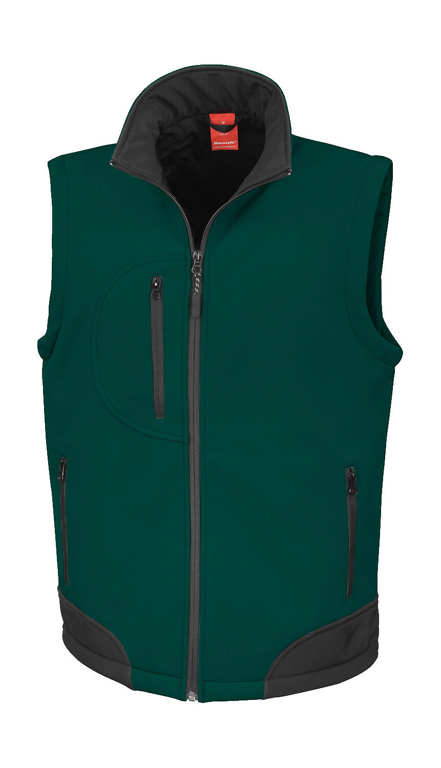 Softshell Bodywarmer in Farbe Bottle/Black