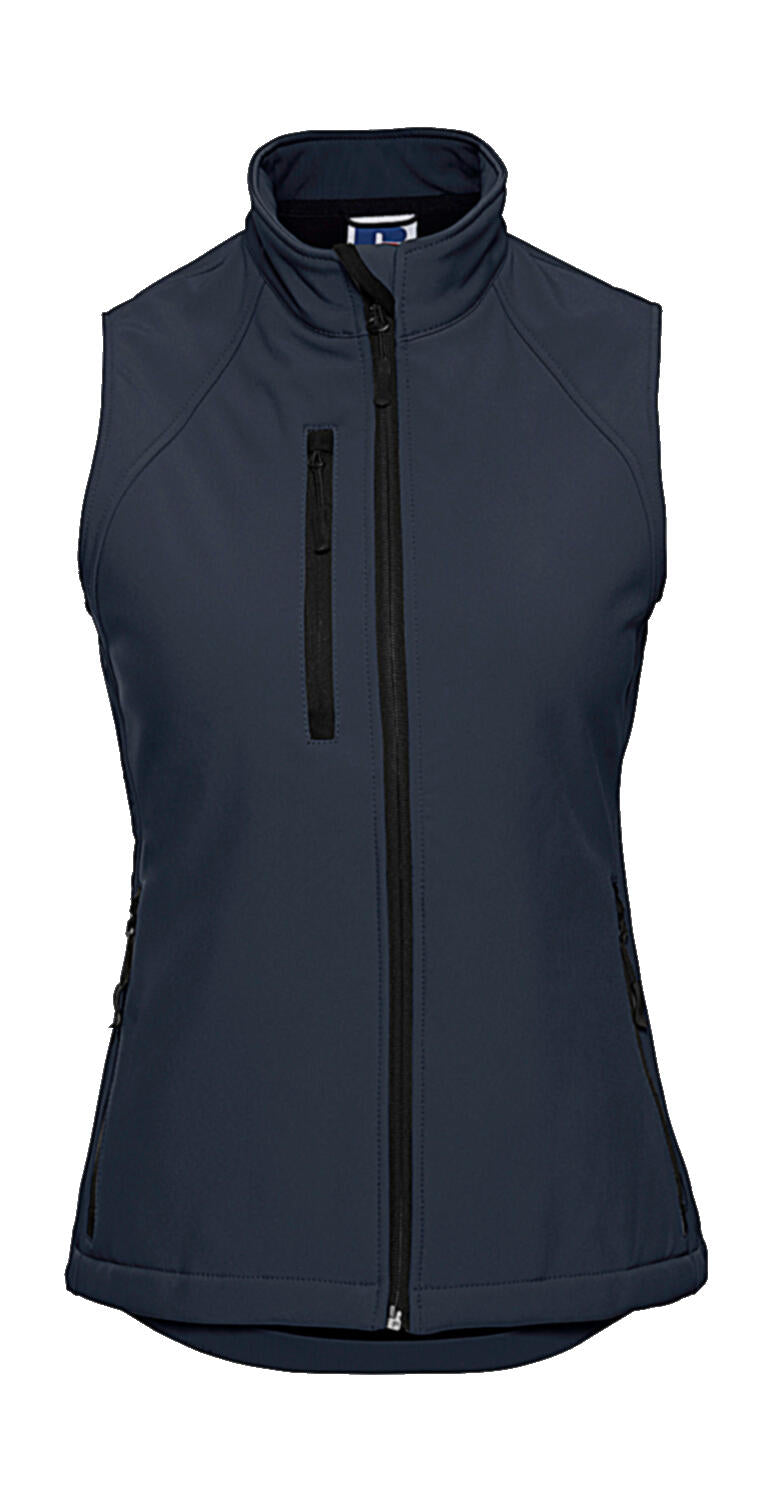Ladies' Softshell Gilet in Farbe French Navy