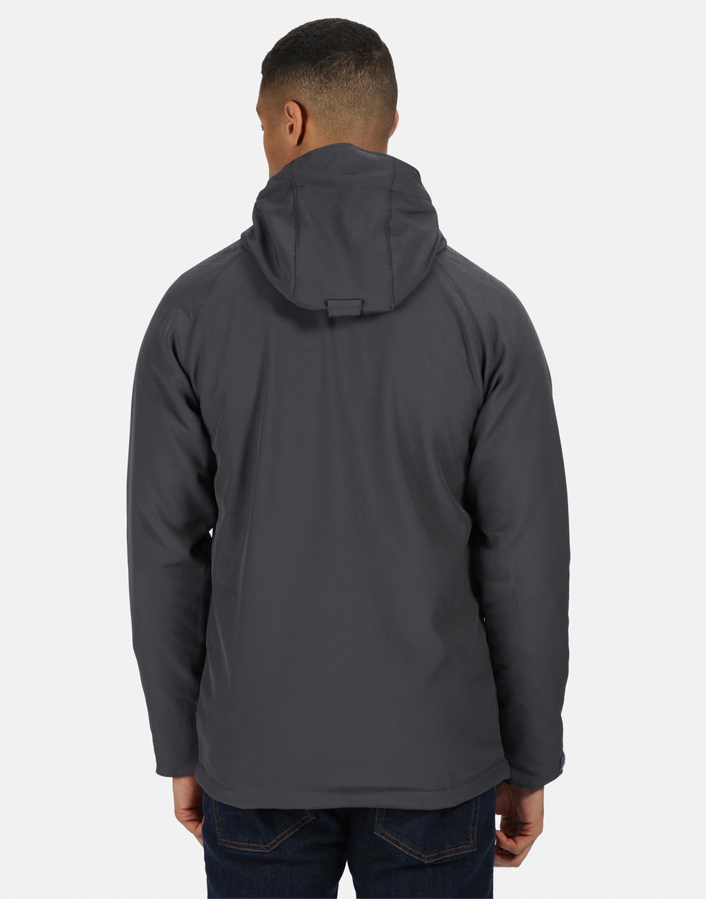Repeller Lined Hooded Softshell in Farbe Black