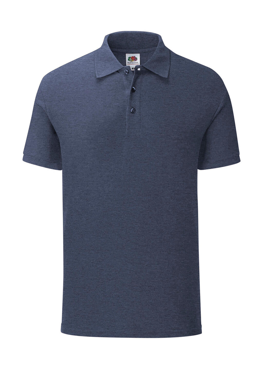Iconic Polo in Farbe Heather Navy