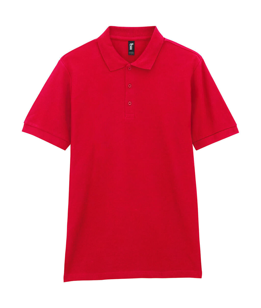 Hammer Adult Pique Polo in Farbe Red